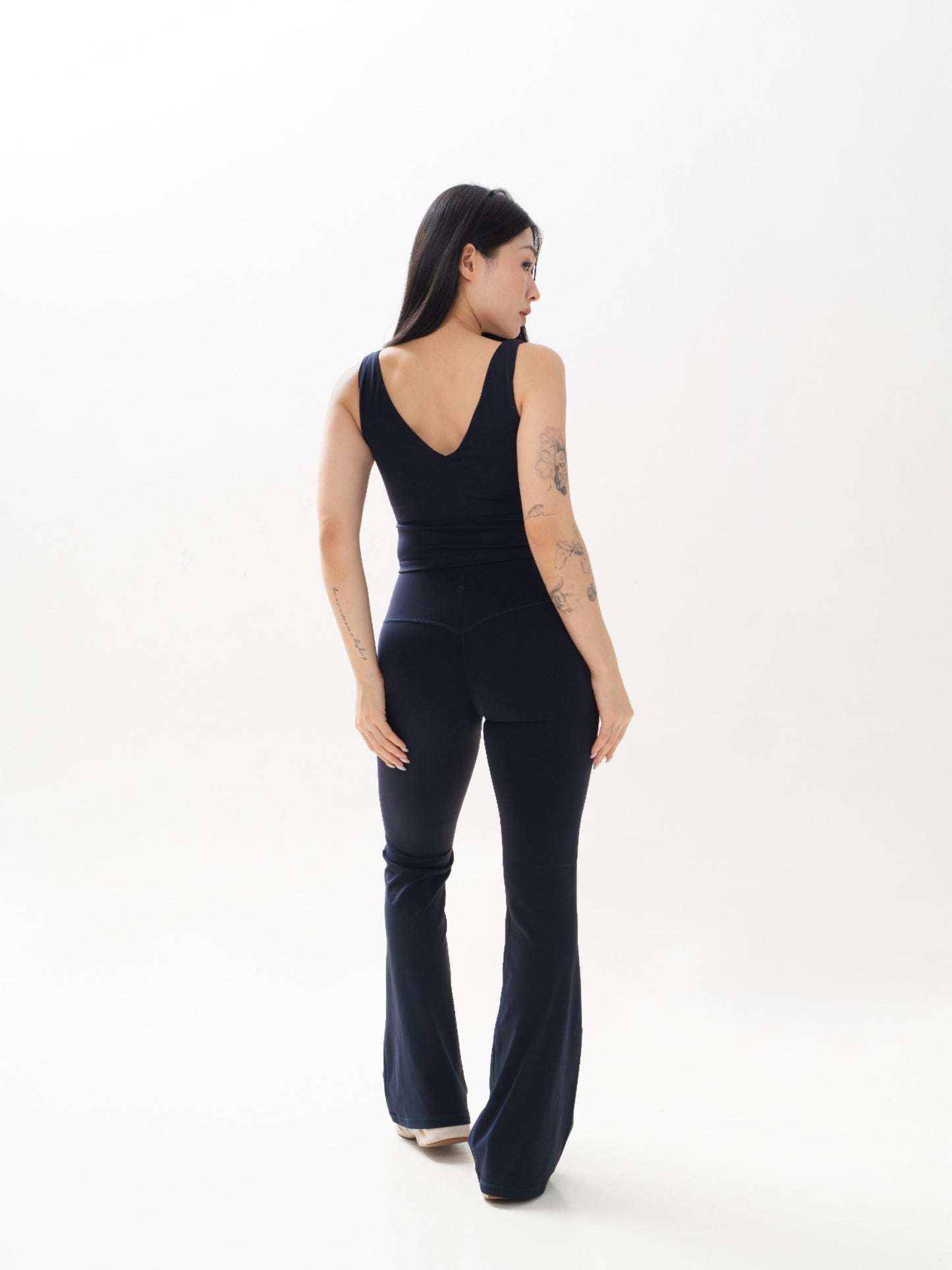 Sculpt Flare Leggings (Dark Navy) FLOE ACTIVE