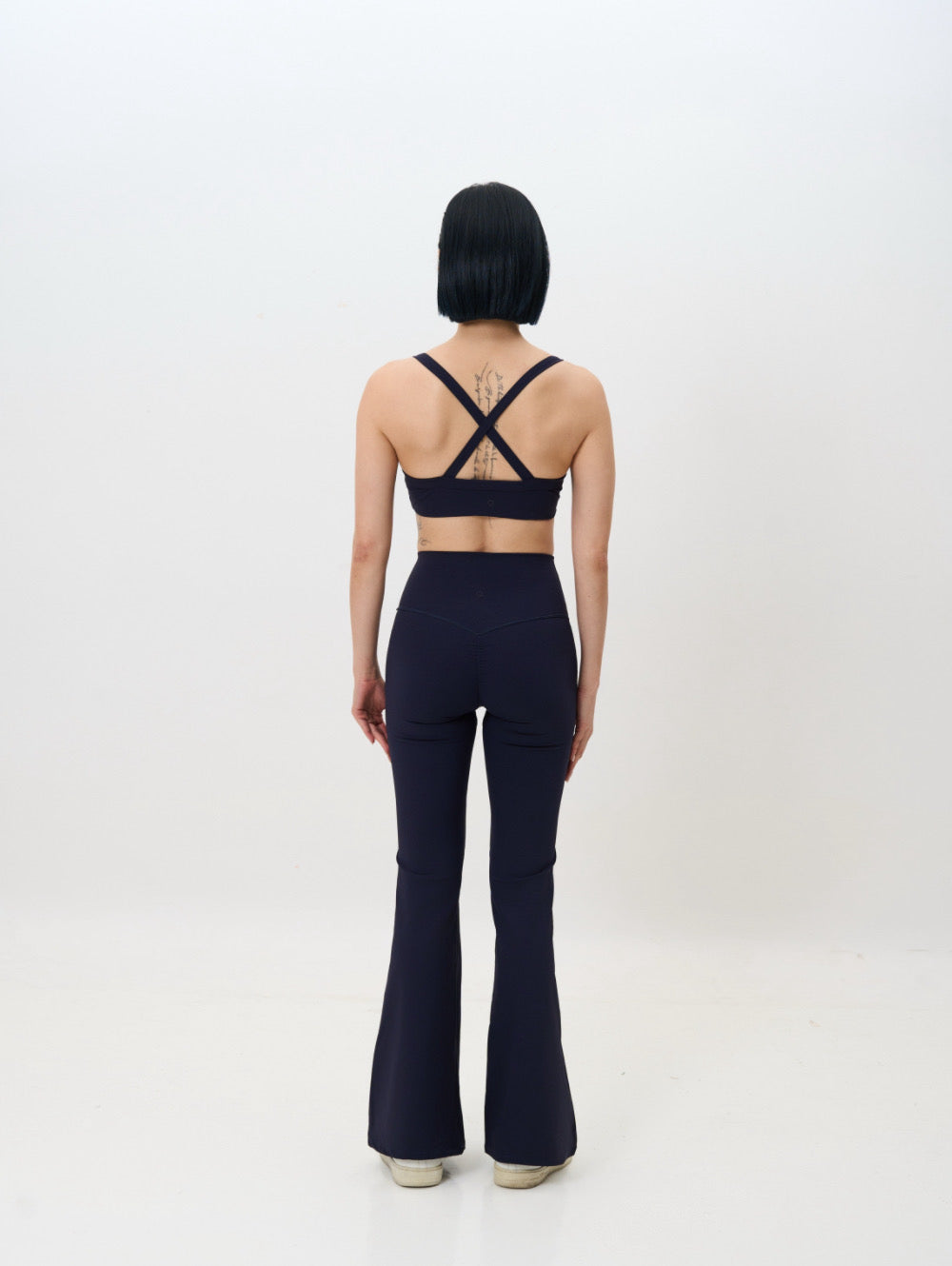 Sculpt Flare Leggings (Dark Navy)