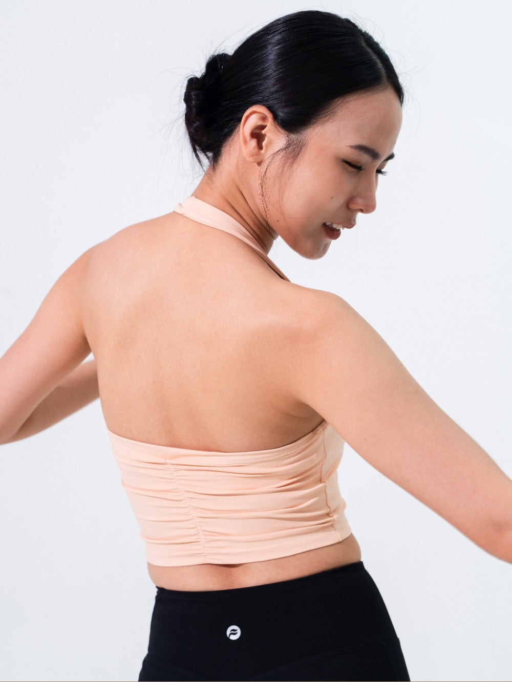 Uneck Backless Sports Bra