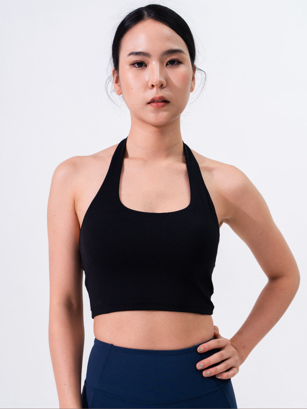 Uneck Backless Sports Bra