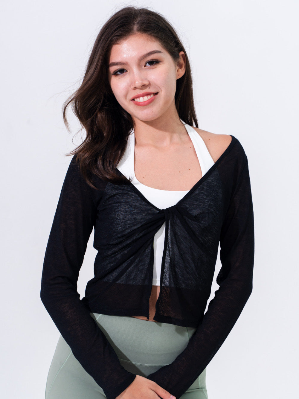 Long-sleeve Twist Top (Backorder)