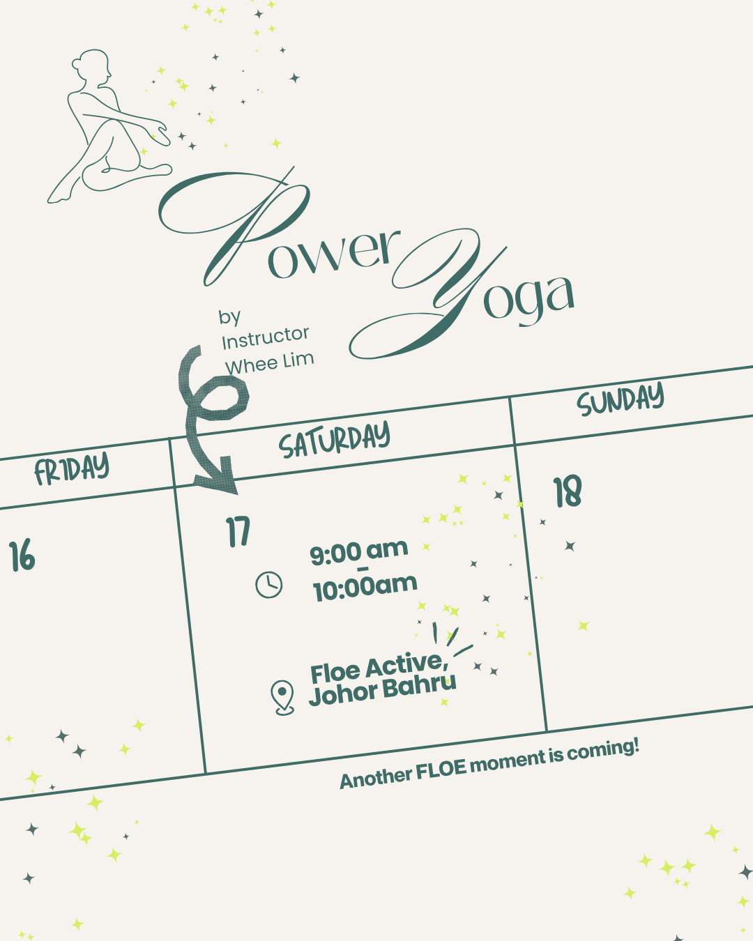 17 Oct | Power Yoga in Floe FLOE ACTIVE