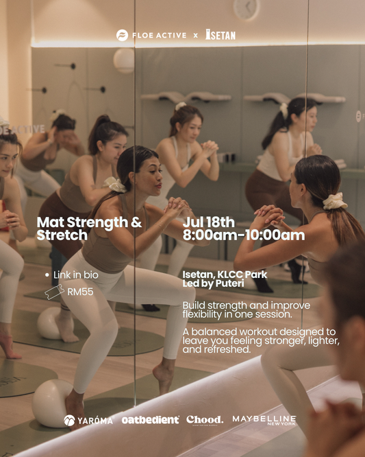 18 July | Floe x Isetan, KLCC Park : Mat Strength & Stretch FLOE ACTIVE