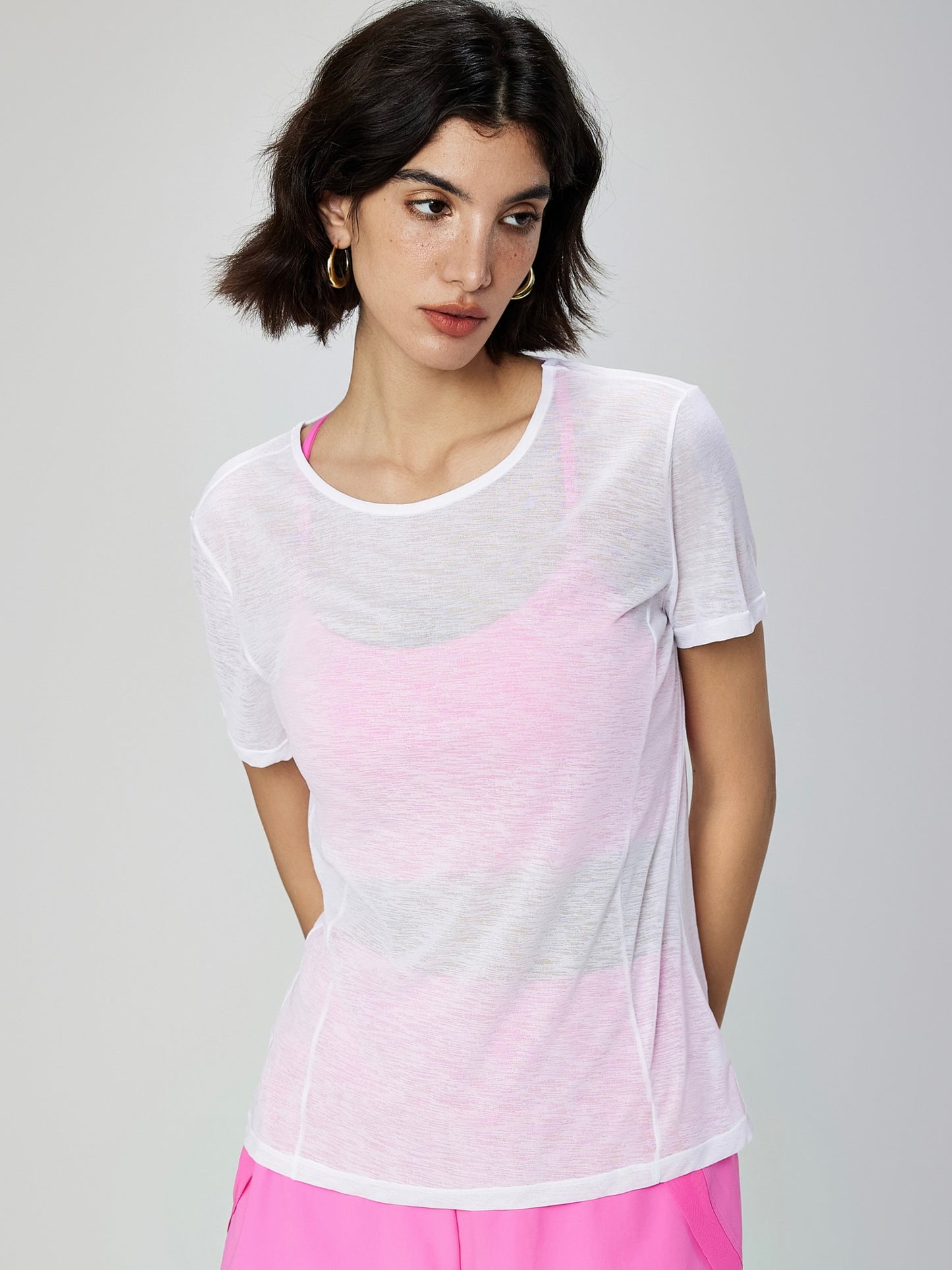 Breeze Hollow Back Sports T