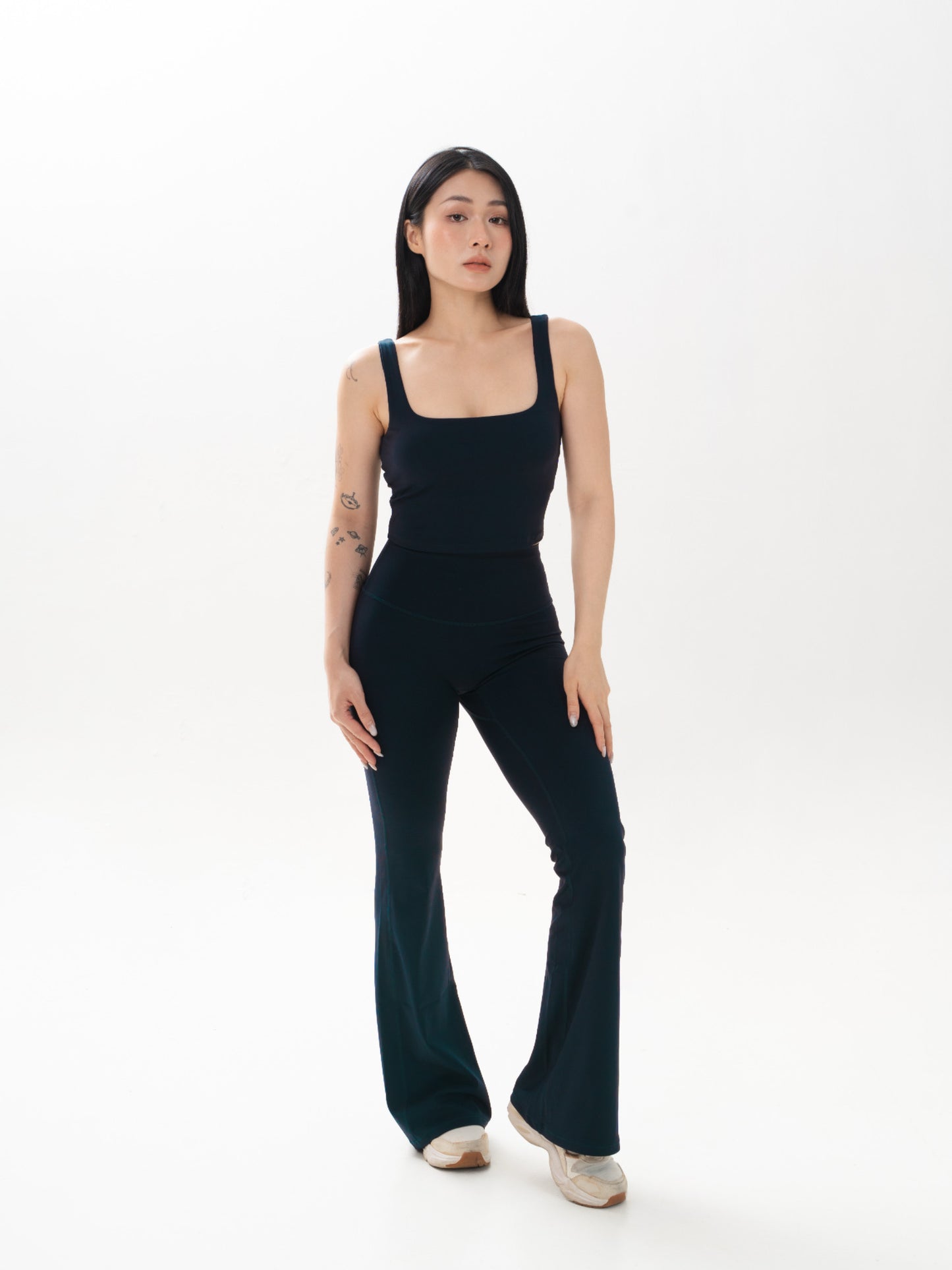 Sculpt Flare Leggings (Dark Navy) FLOE ACTIVE