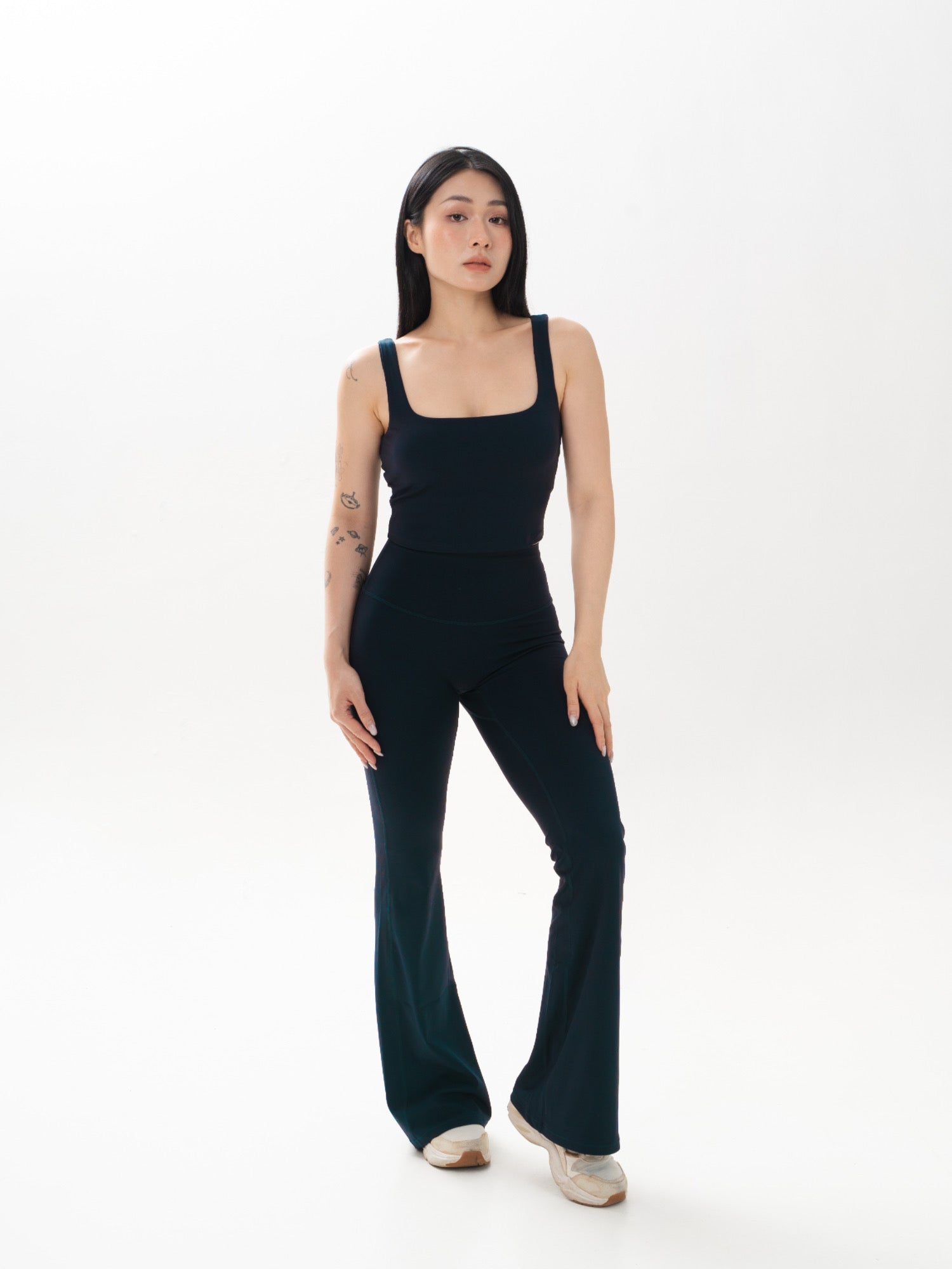 Sculpt Flare Leggings (Dark Navy) FLOE ACTIVE