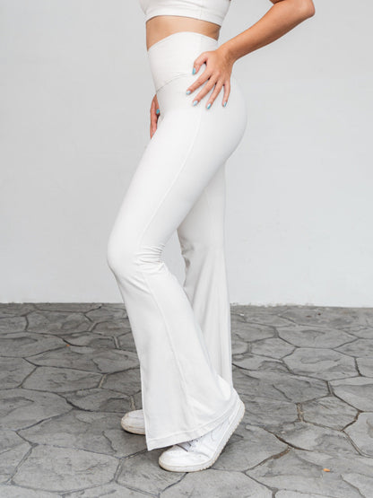 Lotus Front-Slit Flared Leggings-Size M & L only FLOE ACTIVE