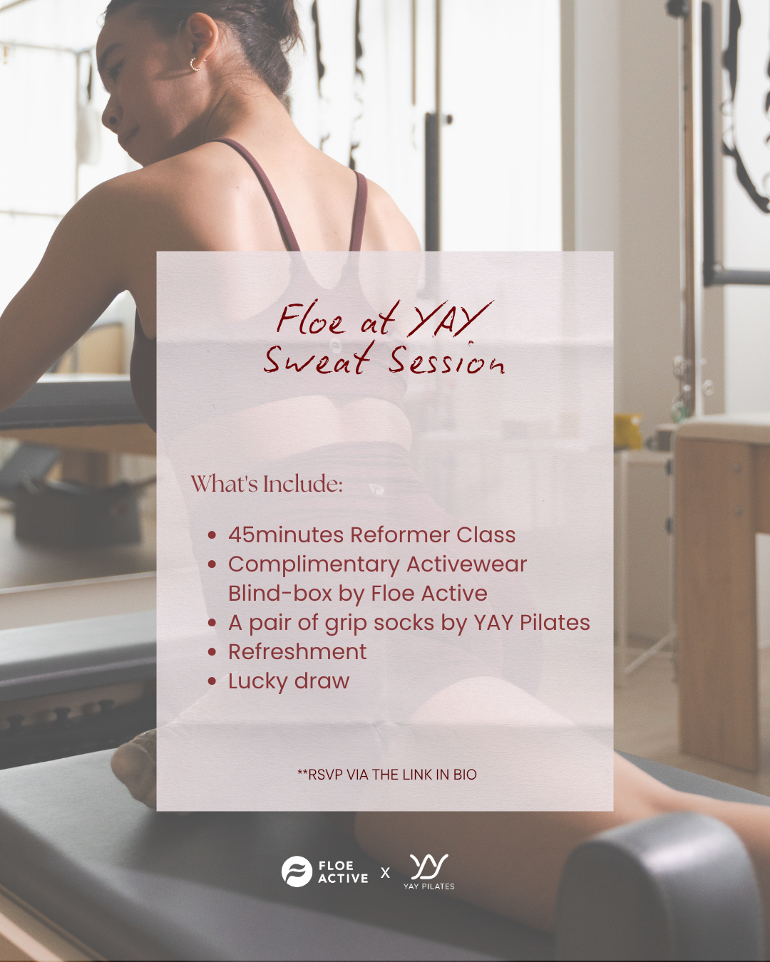 Floe at YAY: Sweat Session (JB) FLOE ACTIVE
