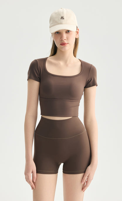 Padded Crop Tee FLOE ACTIVE