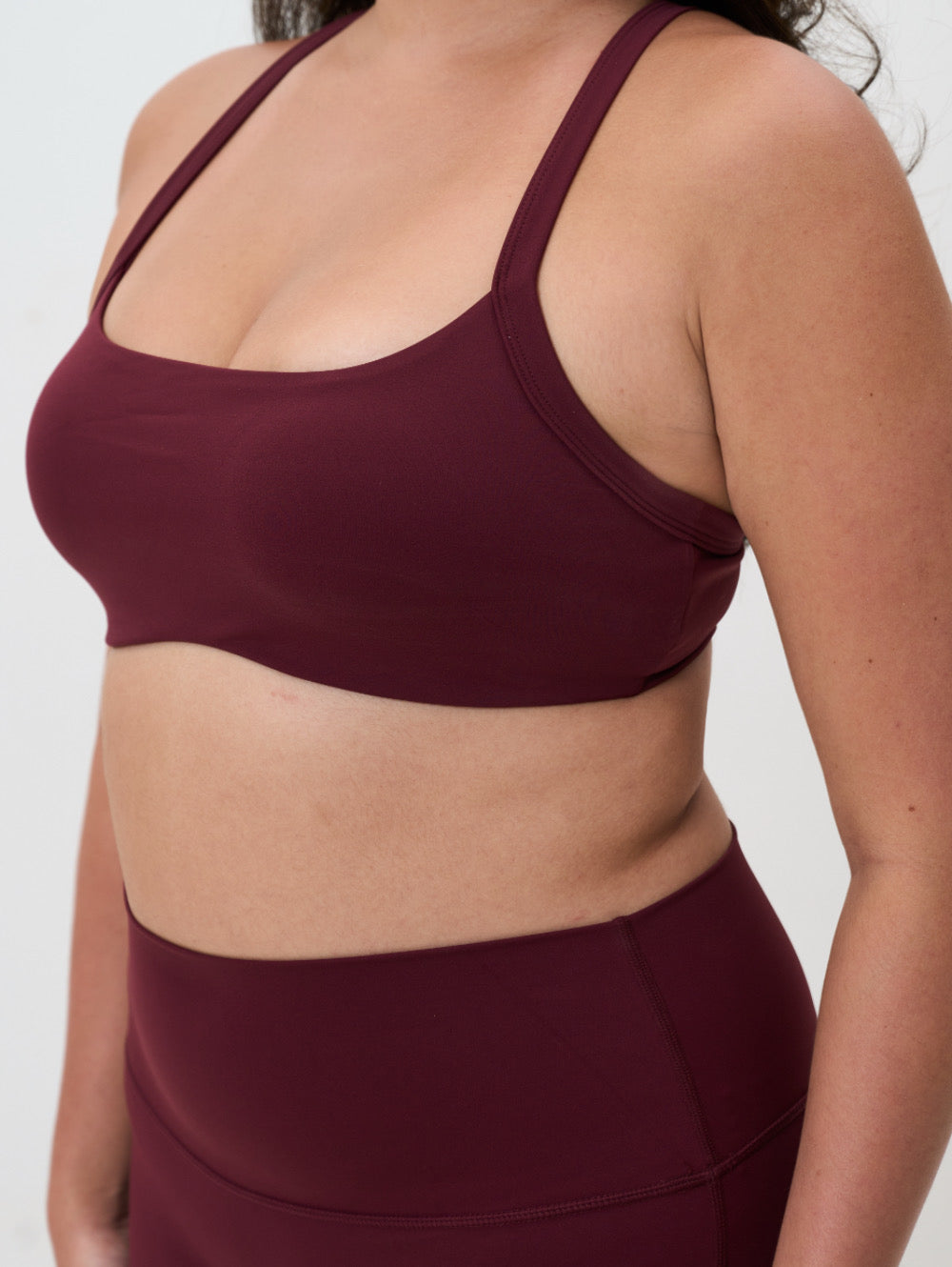 Core Bra (Wine Red)