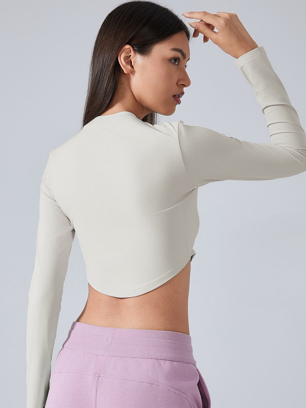 Essential Long Sleeve Crop Top