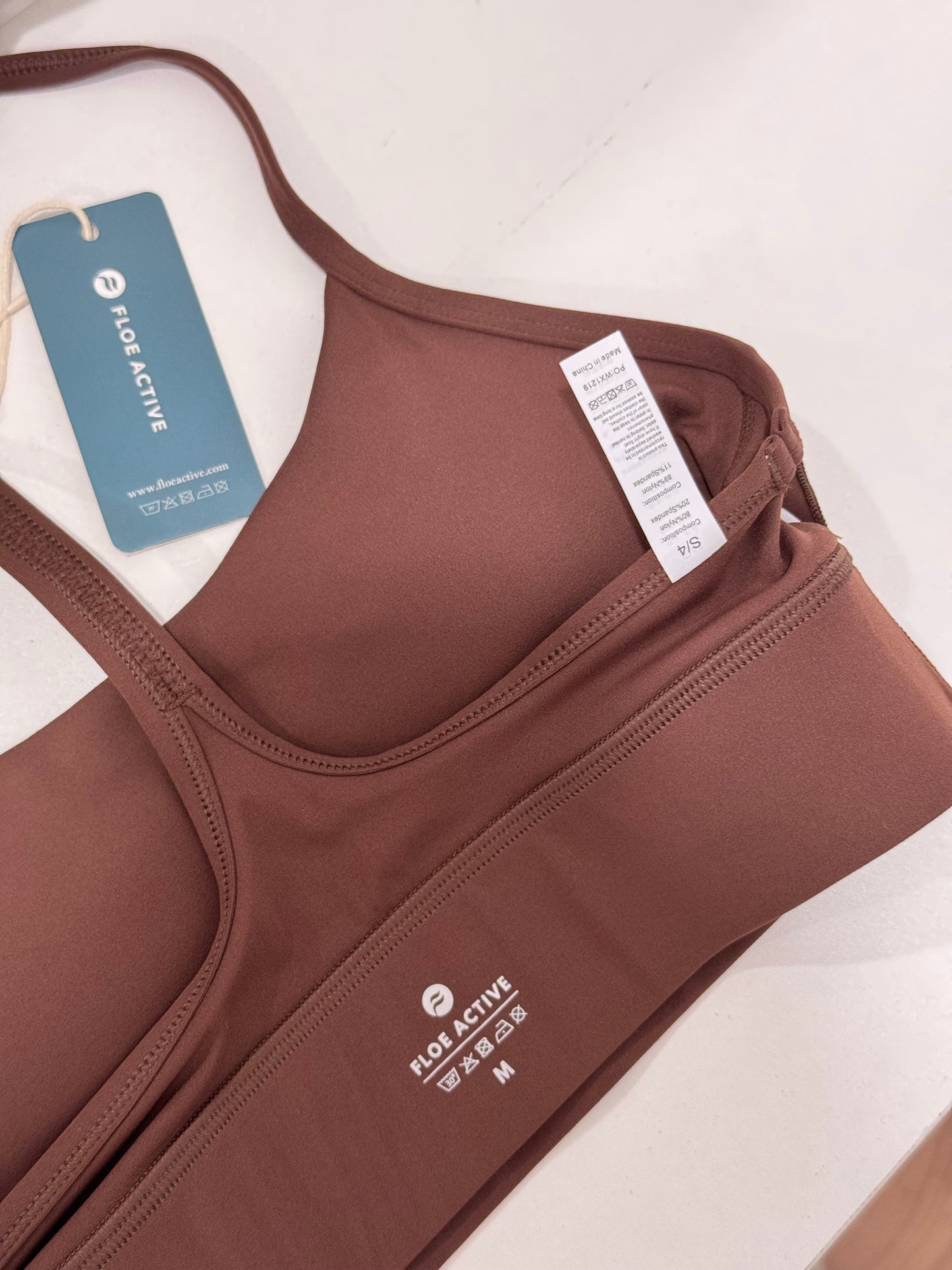 (Defected) Essential Y Sports Bra - Size S FLOE ACTIVE