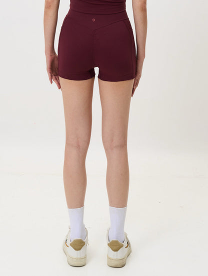 Flow 3" Biker (Wine Red) FLOE ACTIVE