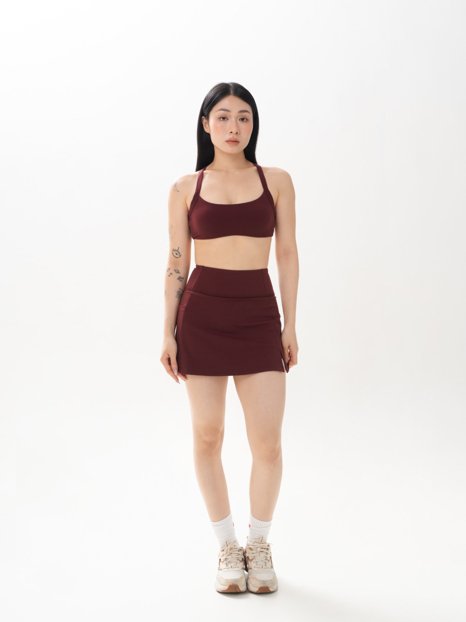 Core Bra (Wine Red) FLOE ACTIVE