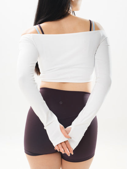 Off Shoulder Crop Sleeve FLOE ACTIVE