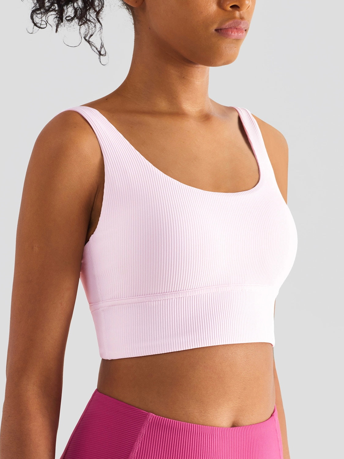 Ribbed Basic Sports Bra