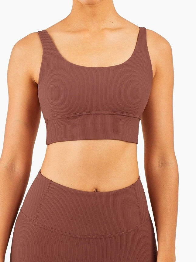 Ribbed Basic Sports Bra