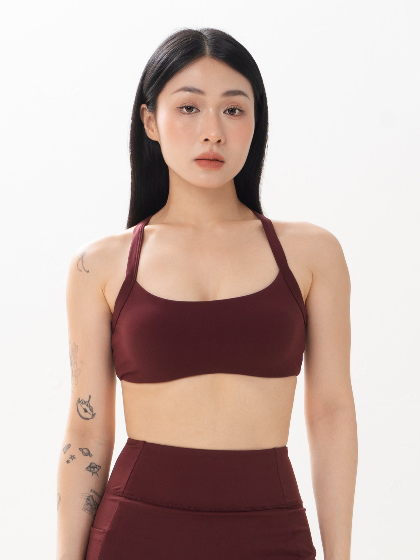 Core Bra (Wine Red) FLOE ACTIVE
