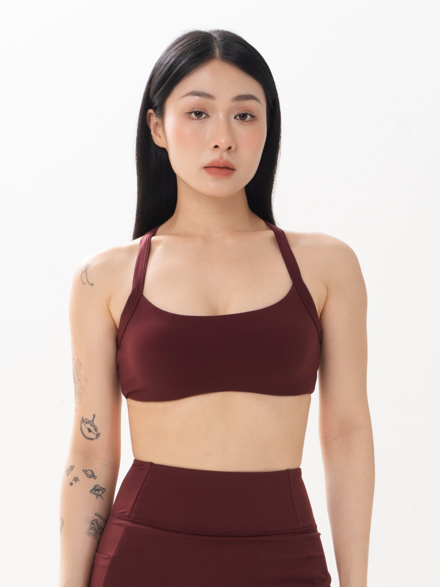 Core Bra (Wine Red) FLOE ACTIVE
