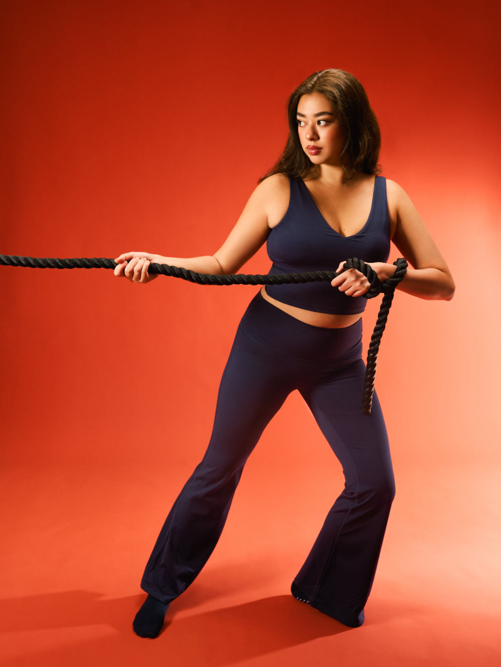 Sculpt Flare Leggings (Dark Navy) FLOE ACTIVE