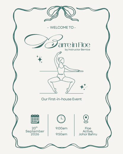 20 Sep | Barre in Floe FLOE ACTIVE